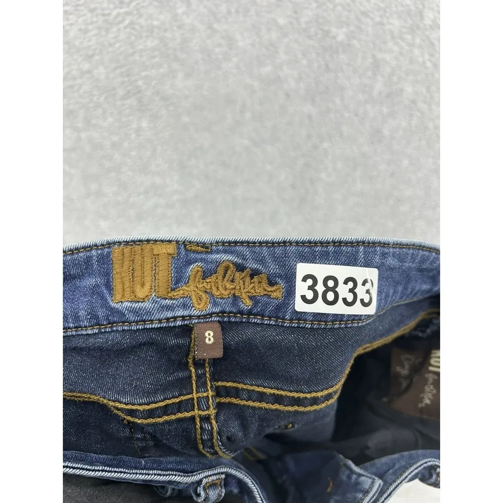 Kut From the Kloth Women's Blue Denim Jeans Size 8 Medium Wash Cotton Skinny - Image 5