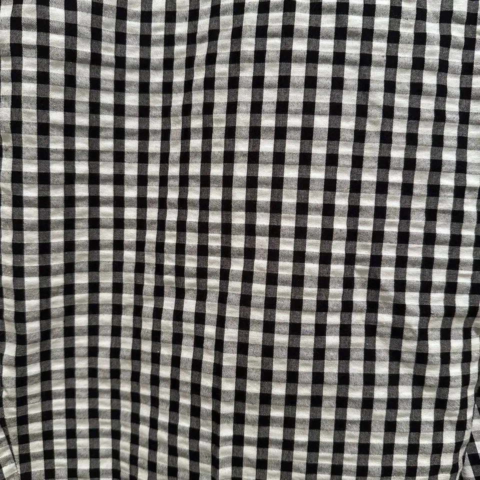 Talbots Black White Gingham Plaid Capri Pants Size‎ 14 - Image 4