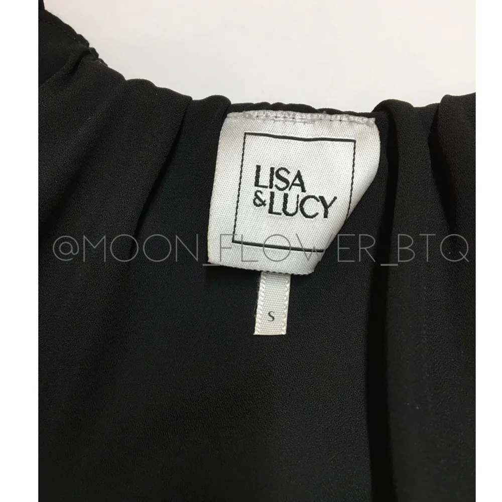 Lisa and Lucy Flared Cami Tank Top Black - Image 9