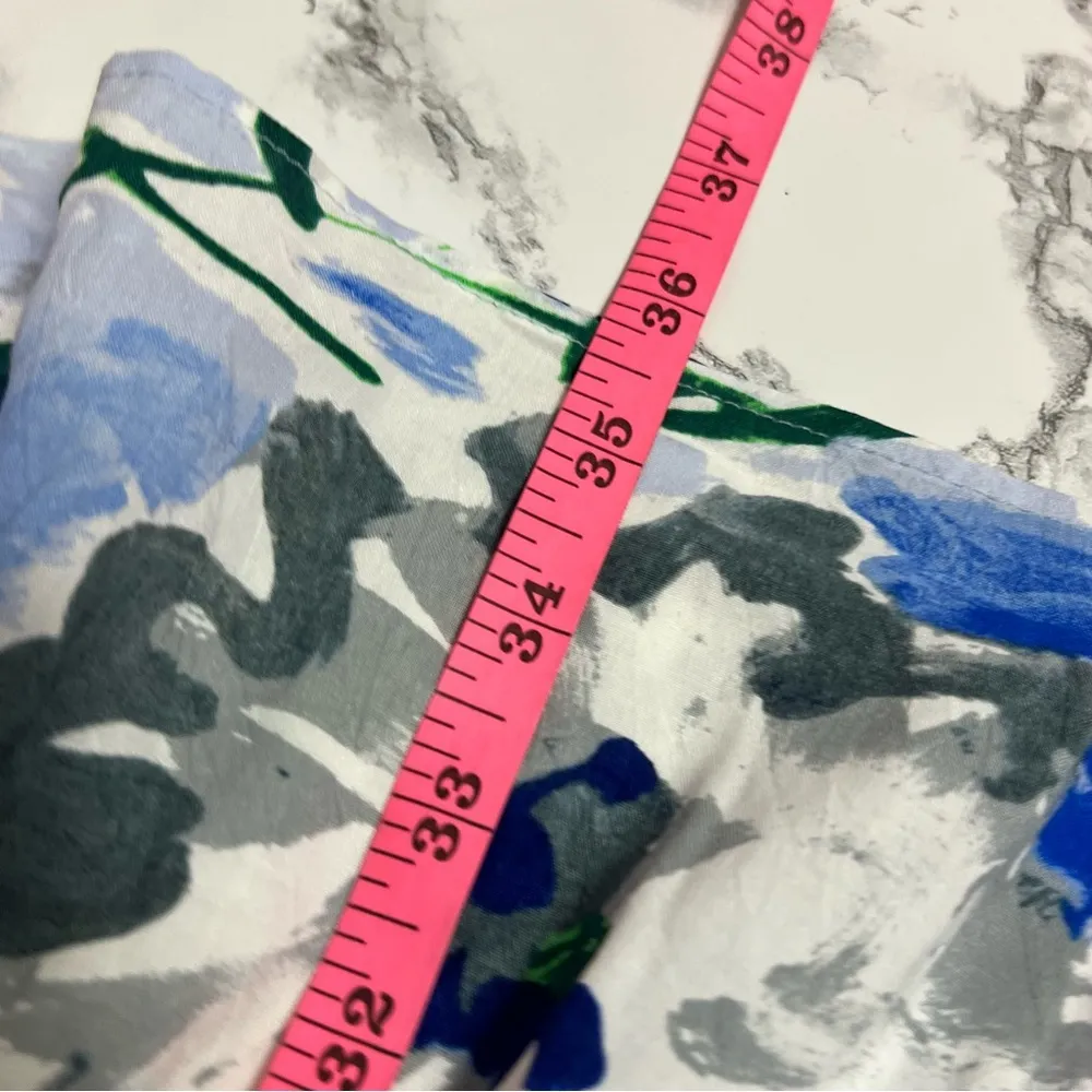 Jams world marina floral print mini dress ruffle hem Sz M - Image 7