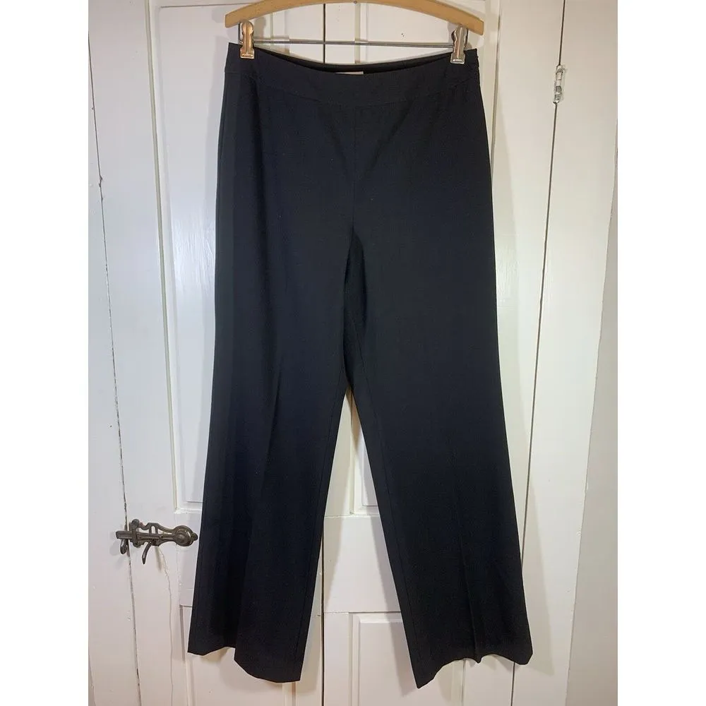 Talbots Pants Womens 10 Stretch Black Trouser Office‎ Church Career Date Night - Image 3