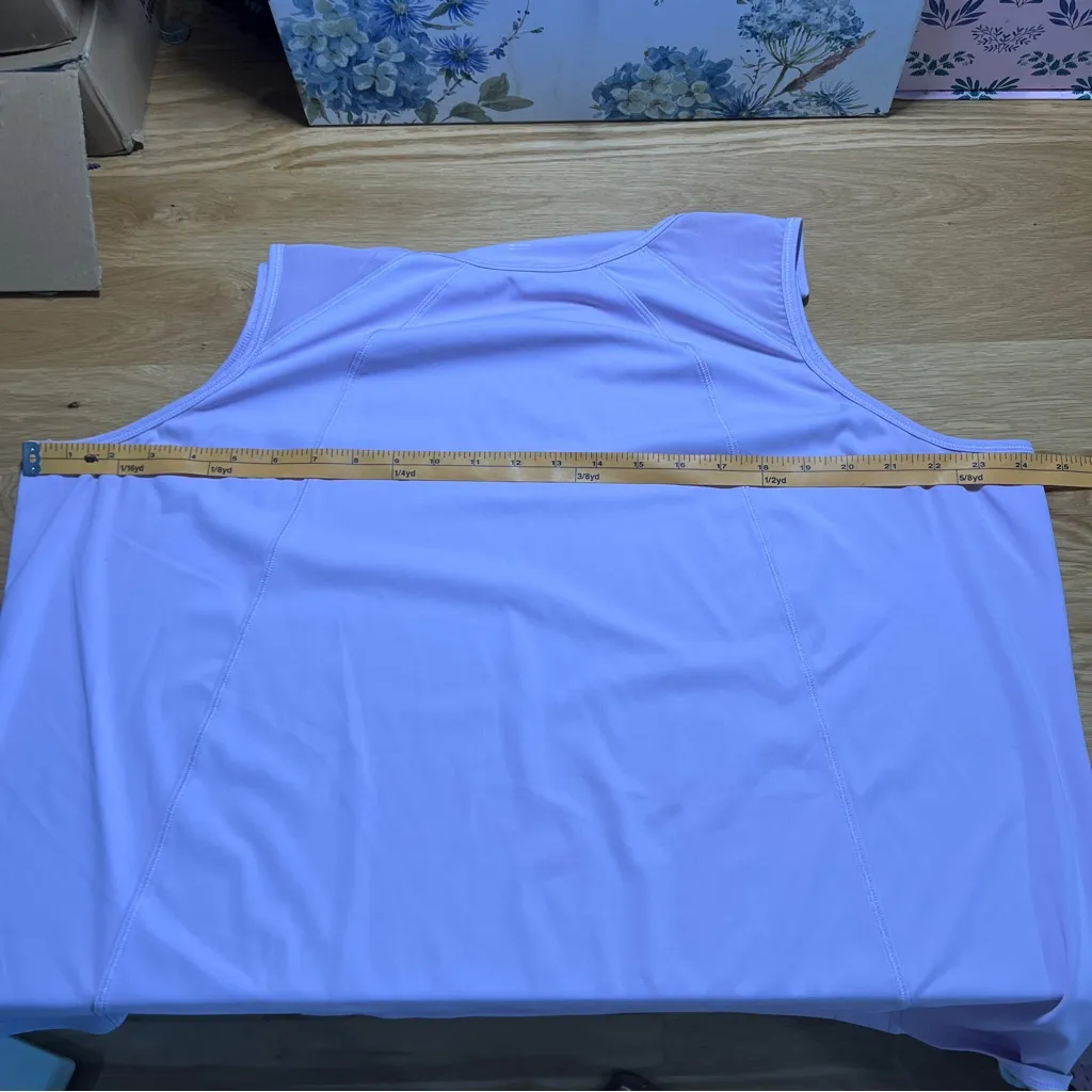 Spyder Limitless Tank Top Purple Aster Mesh Panels Performance‎ Moisture Wicking - Image 10