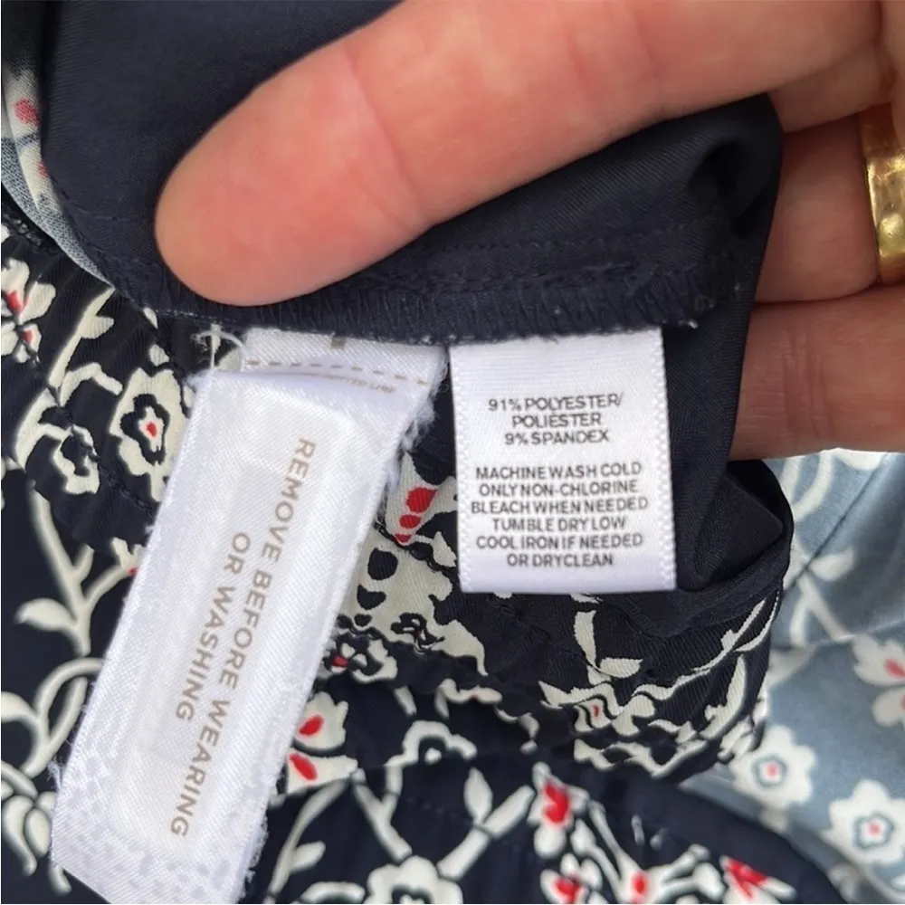 Like New LOFT Flowy Elastic Waist Wide Leg Pants - Image 5