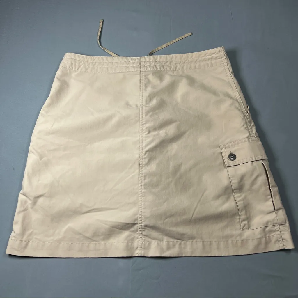 Patagonia Tan A-Line Mini Skirt Casual Resort Wear - Image 3