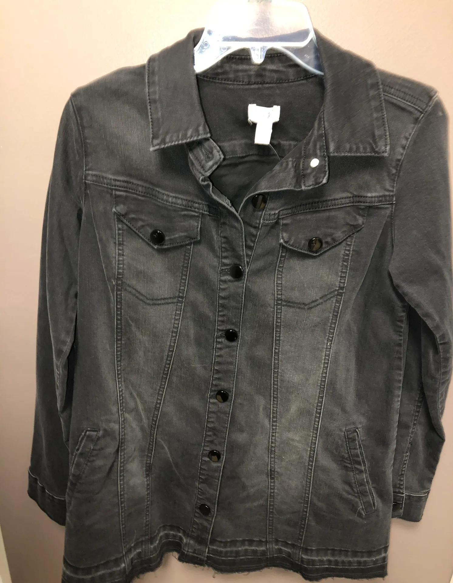 Black Jean Jacket - Image 2