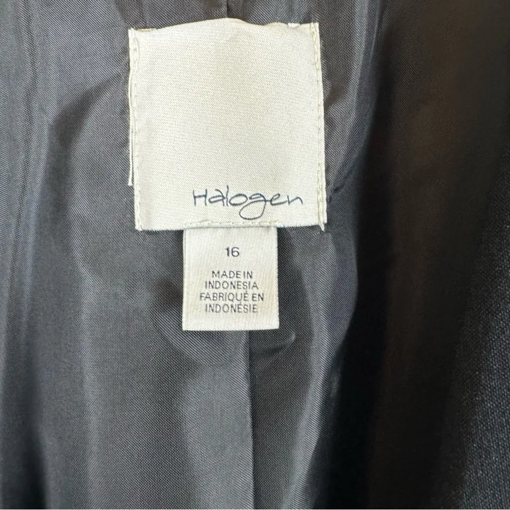 Halogen  Notch Lapel Cutaway Blazer - Image 4