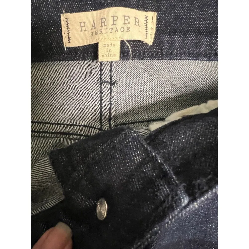 Harper Heritage Jeans Women's Size‎ 27 Blue High Rise Skinny Stretch Nice BPB - Image 7