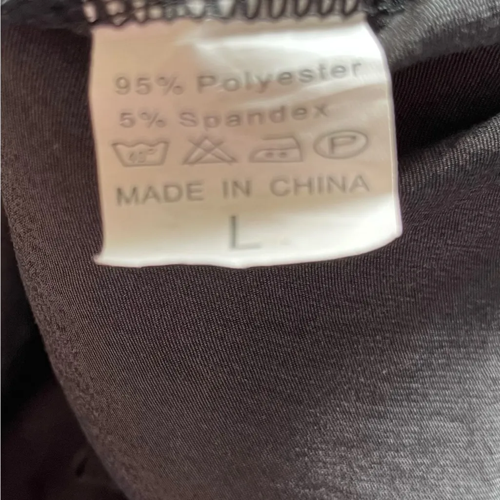 Unbranded Y2K style Black White Ruffle Babydoll Top Women’s Size Large - Image 3