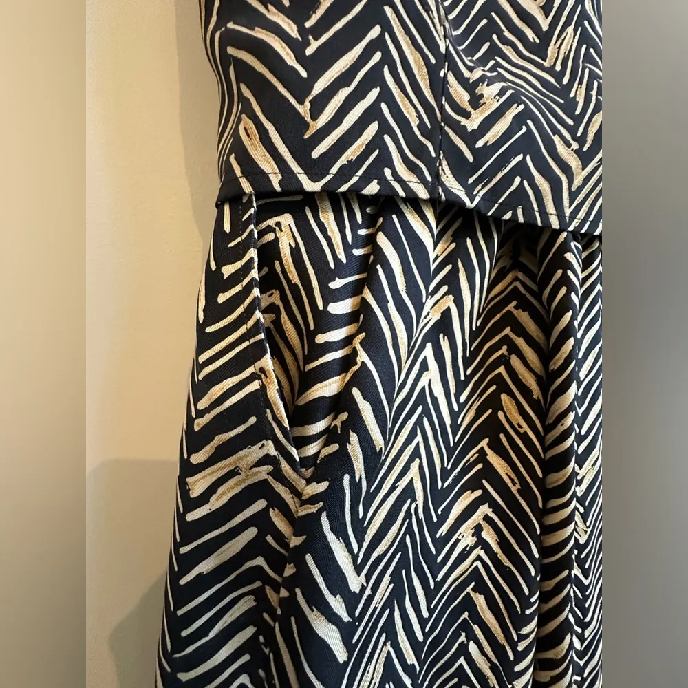 Vintage Pussers West Indies 100% Silk Capri set Shirt M Pants Large Black Size undefined - Image 6