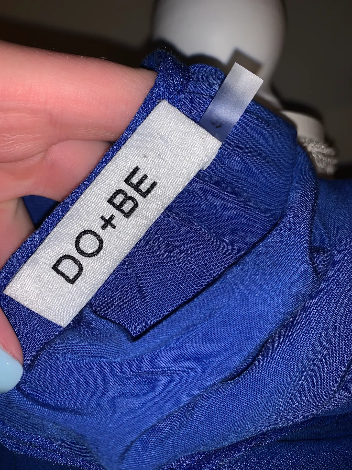 Blue Linen Dress  - Image 6