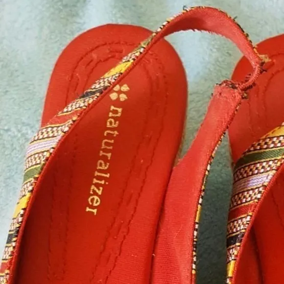- Naturalizer Berlynn Slingback Sandal Rainbow wedge‎ - Image 4