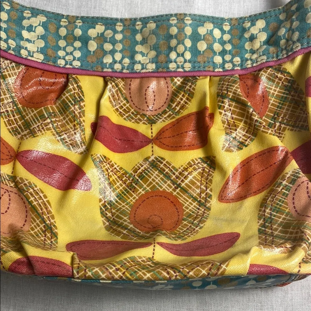 Fossil  Coated Canvas Colorful Patterned floral Women's shoulder Bag - Image 3