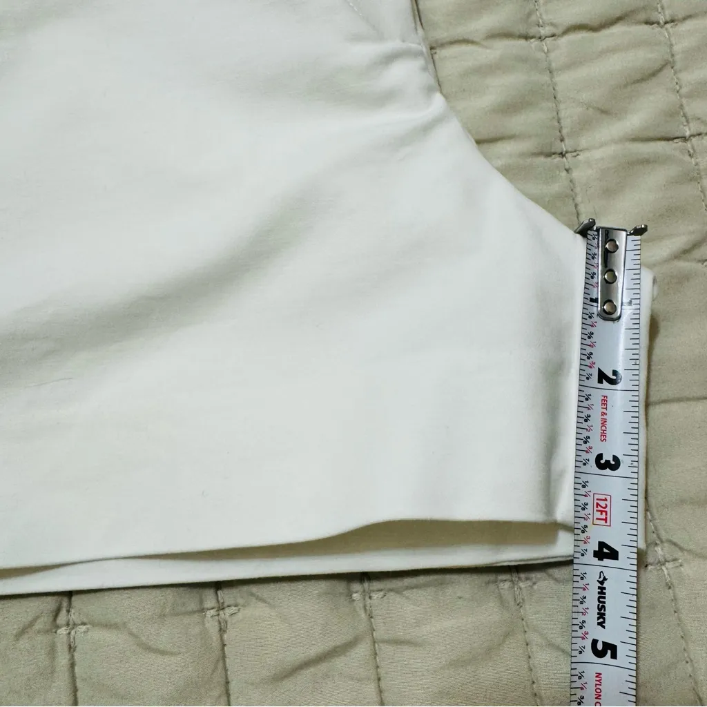 GAP Women White Tailored High Rise‎ Pocketed Casual Elegant Shorts Size 0 - Image 13