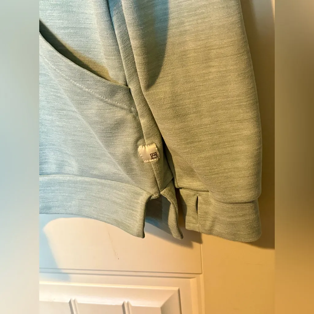 Avalanche Light Blue Lightweight Soft Hoodie Pullover Top with Pockets - Image 6