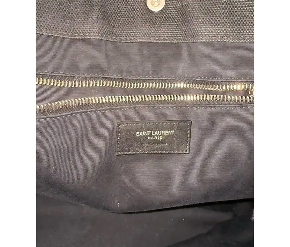 Saint Laurent Rive Gauche shopper canvas natural - Image 5