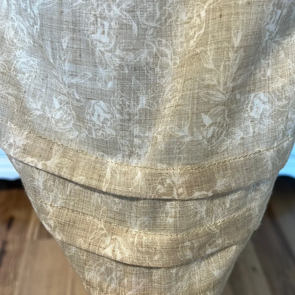 Hem& Thread Cotton Dress Spaghetti Strap Crochet Lace Sundress Womens Small - Image 8