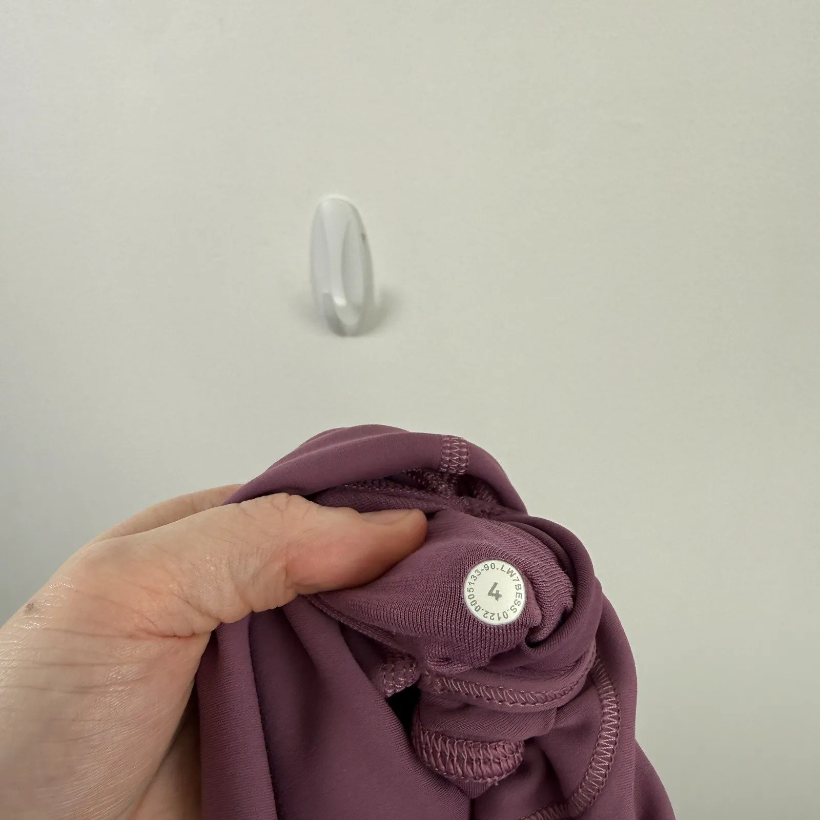 Lululemon Wunder Train High Rise Short 6" Velvet Dust Purple Gym Womens 4 - Image 4