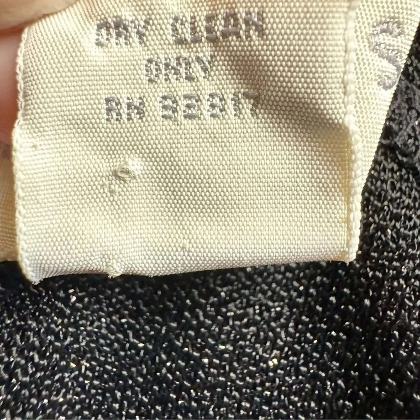 Express Tricot 90s Y2K Vintage Metallic Black Cowl Neck Cami Tank Top M - Image 5