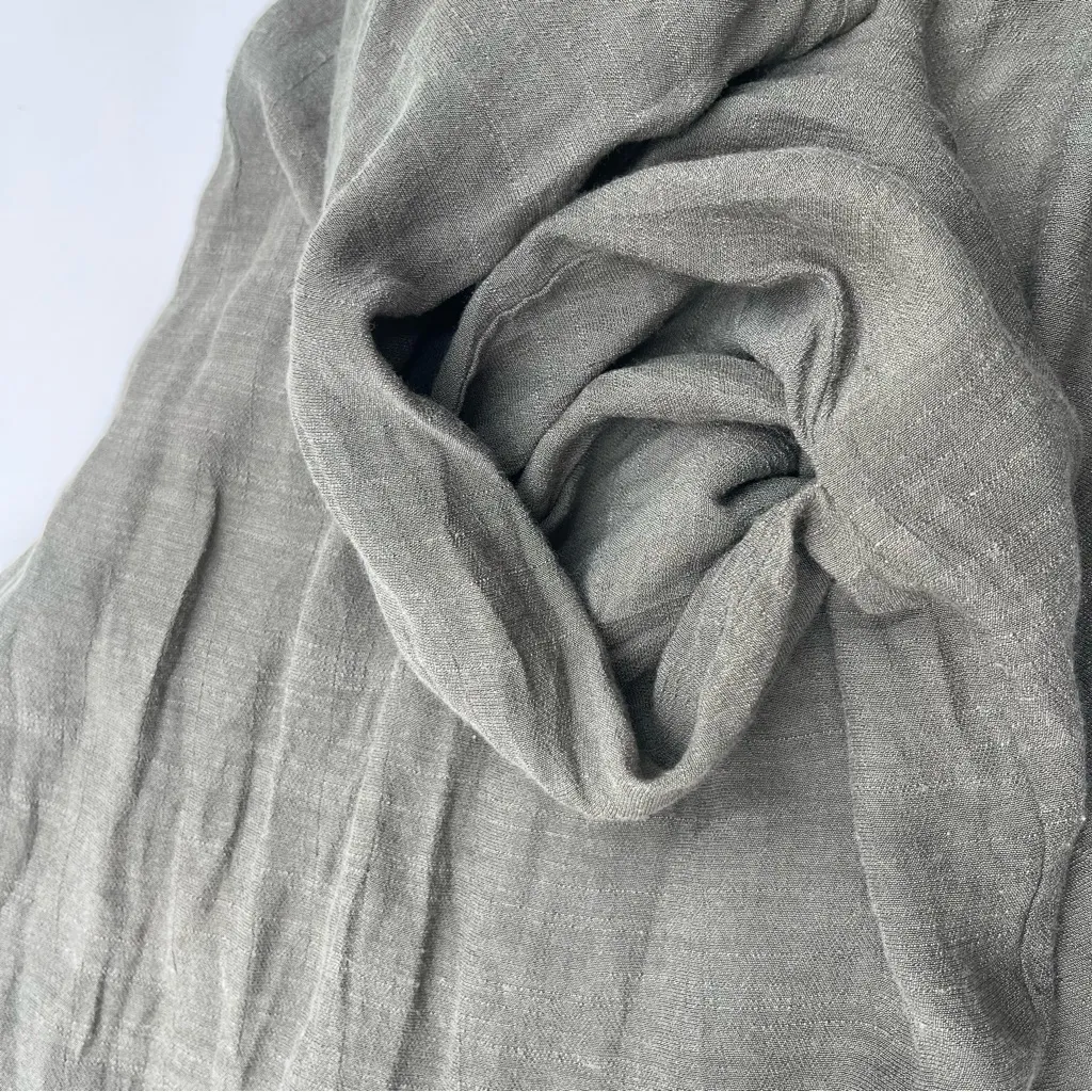 Wishlist Apparel Women’s Large Wide Leg Lined Jumpsuit Gauzy Lightweight Green - Image 4