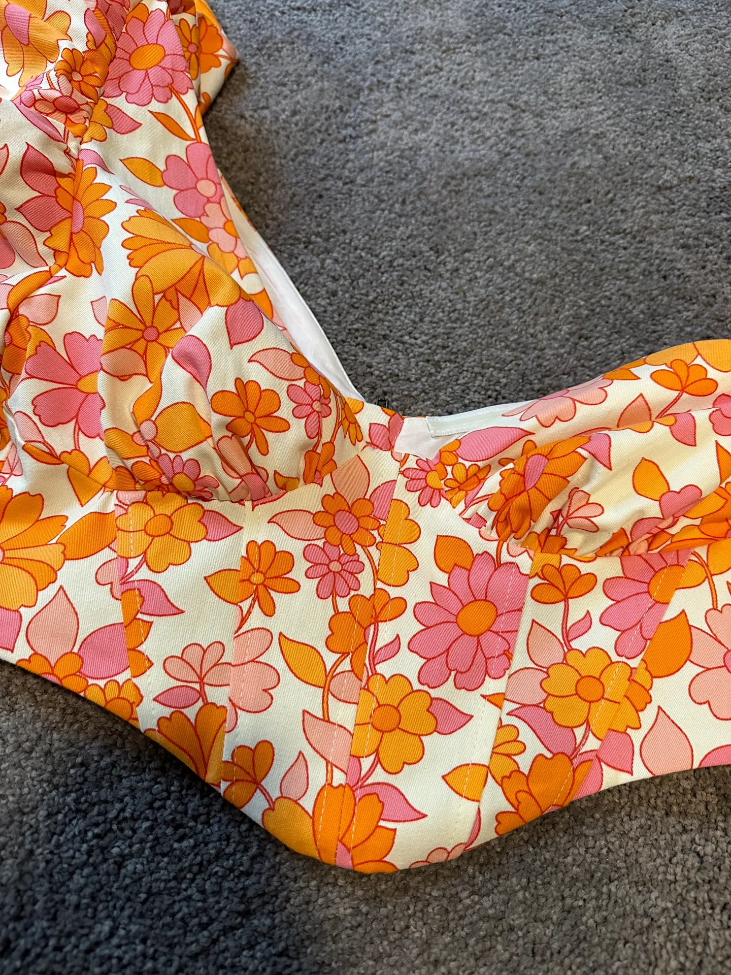 ASOS Floral Corset Top - Image 2