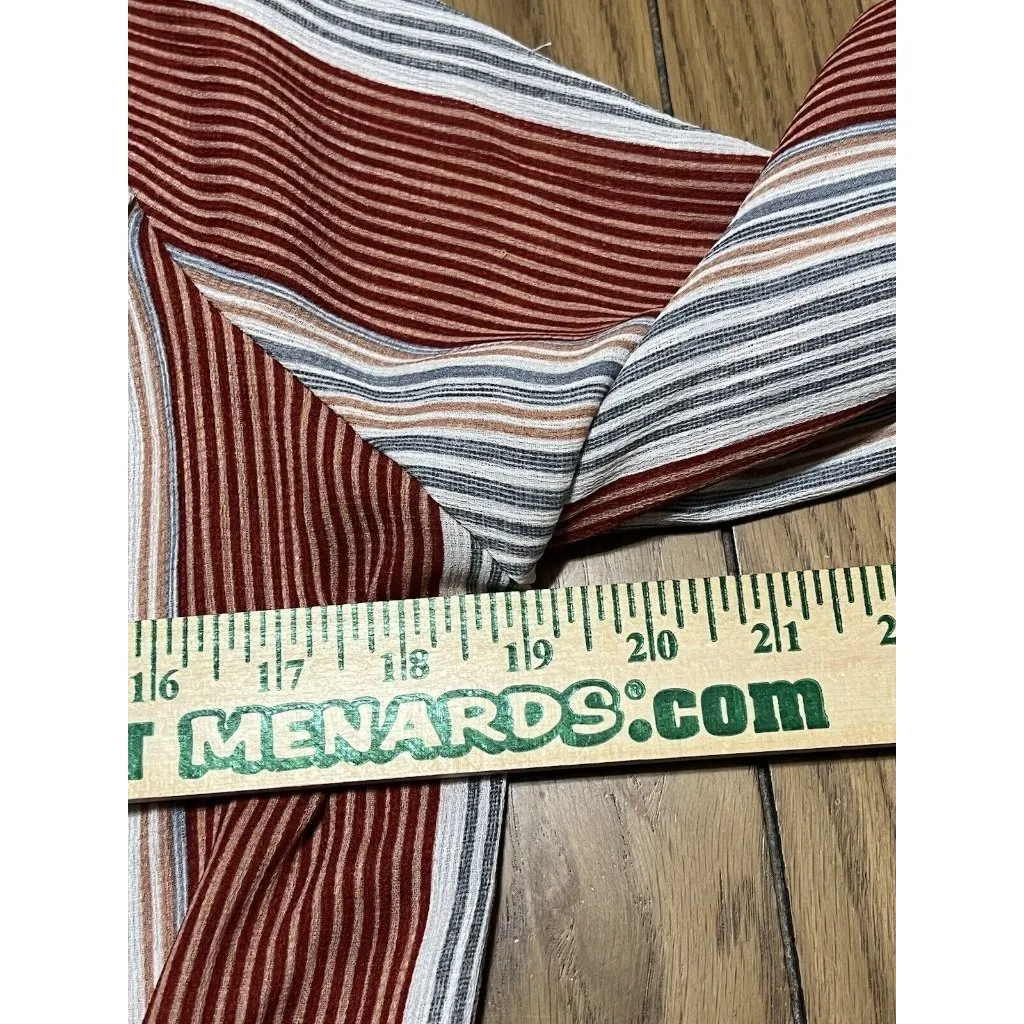 Lavender Field Boho Shirt Size Small Peasant Preppy Party Vacation Concert - Image 8