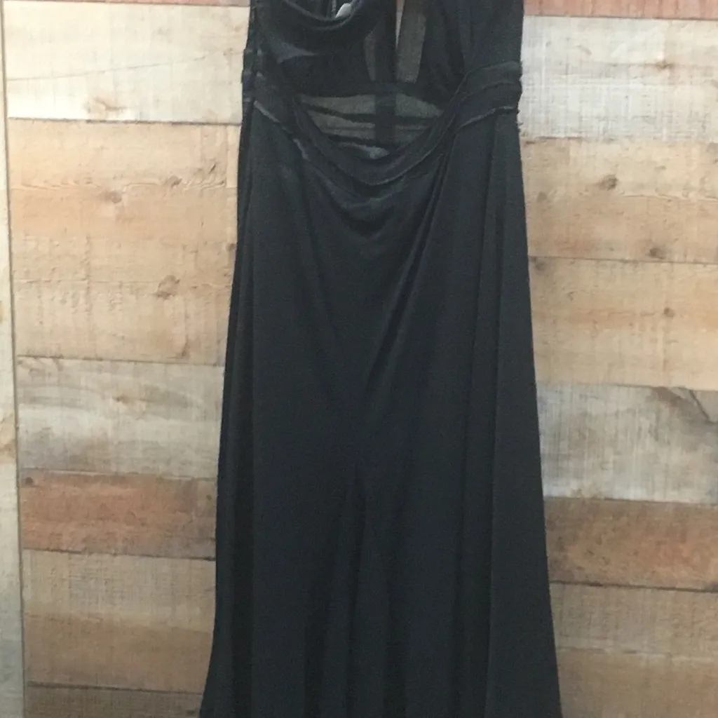Brand Bebe size small black formal dress - Image 2