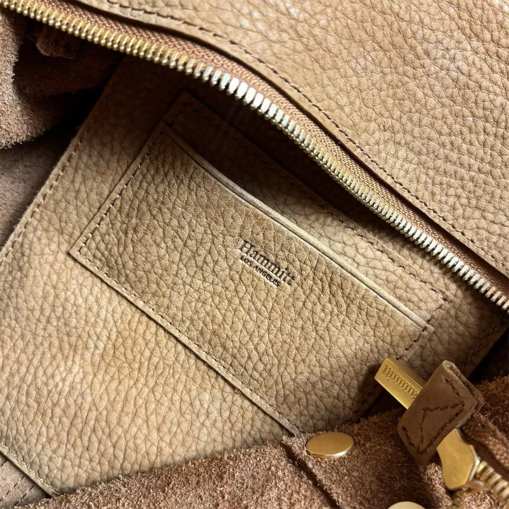 Hammitt Large Oliver Women's Tan Leather Tote Bag - Image 6
