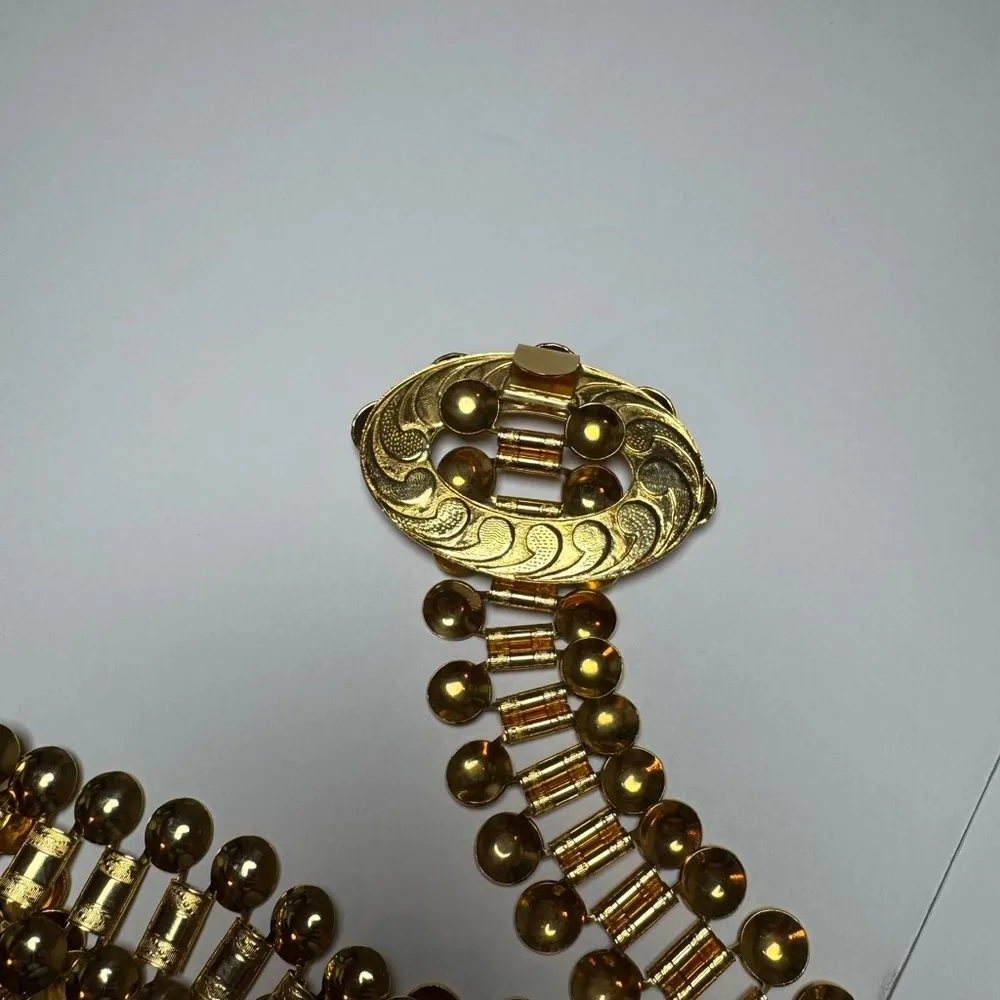 Vintage 1960’S Elegant Gold Belt S - Image 8