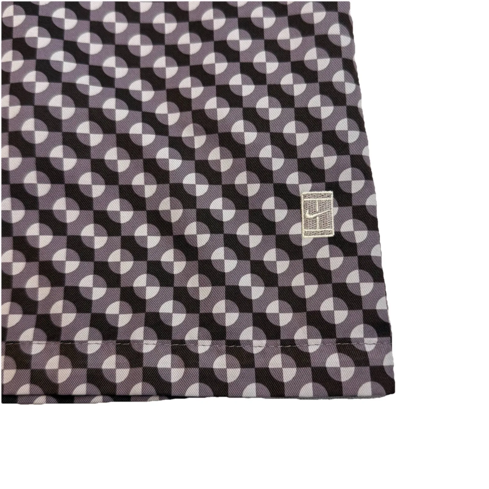 NIKE Women Purple/White/Gray Drawstring‎ Workout Roomy Jogging Trendy Shorts L # - Image 4