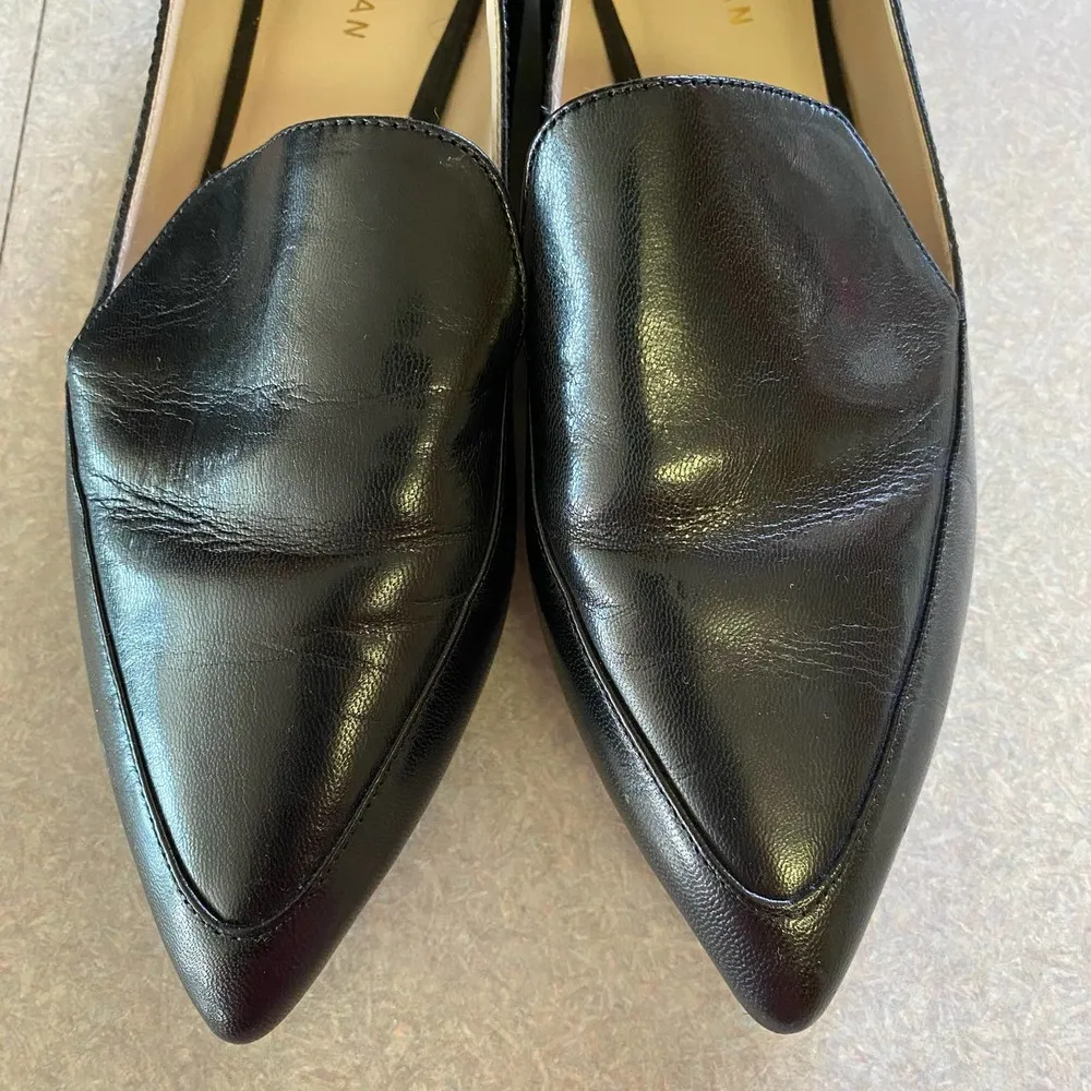 Cole Haan Goth Whimpsigoth Career Black Academia Brie Minimalist Flats 5.5 - Image 2