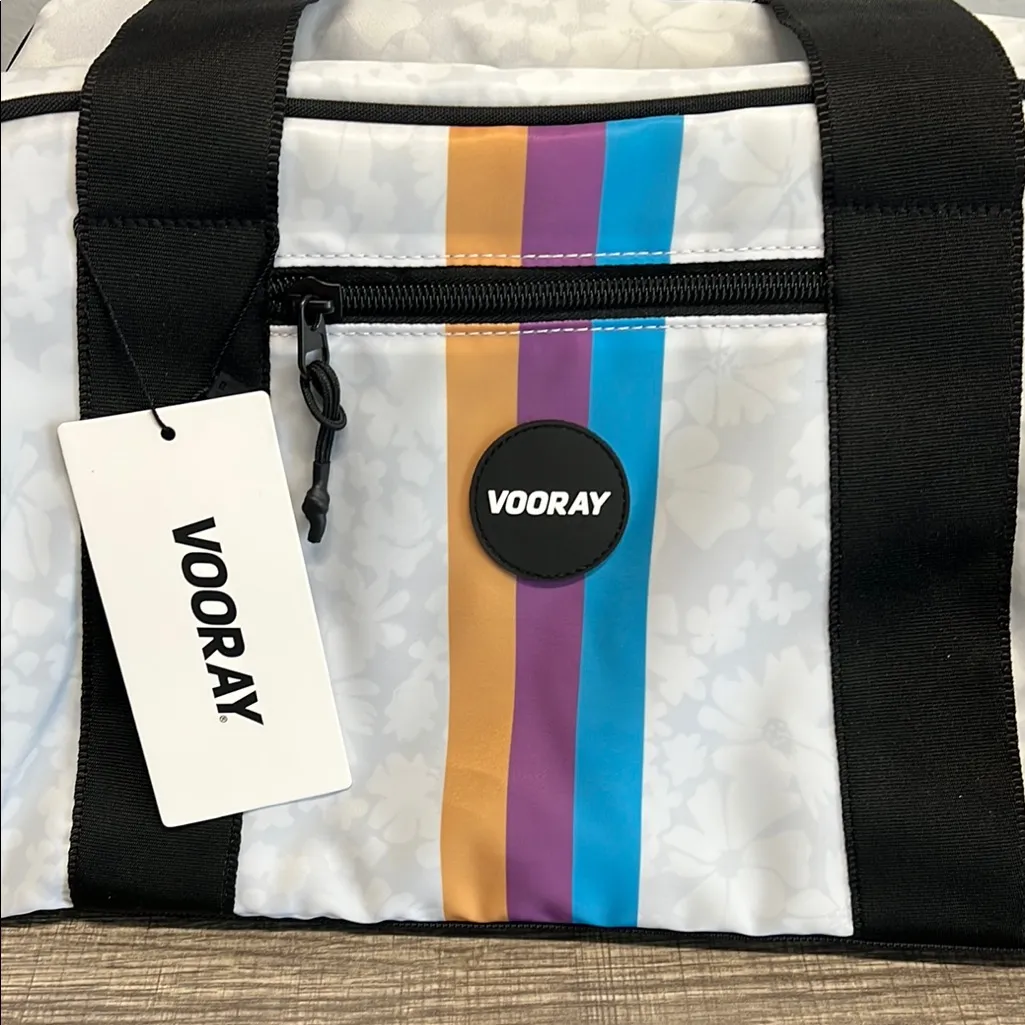 Vooray | White Gym Bag w/Crossbody Strap 🏋 - Image 7