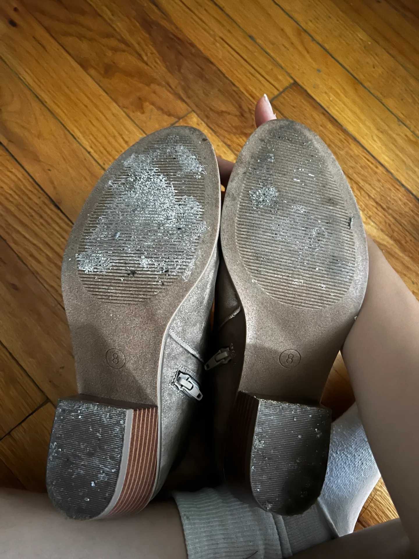 Suede Booties/Boots - Image 5