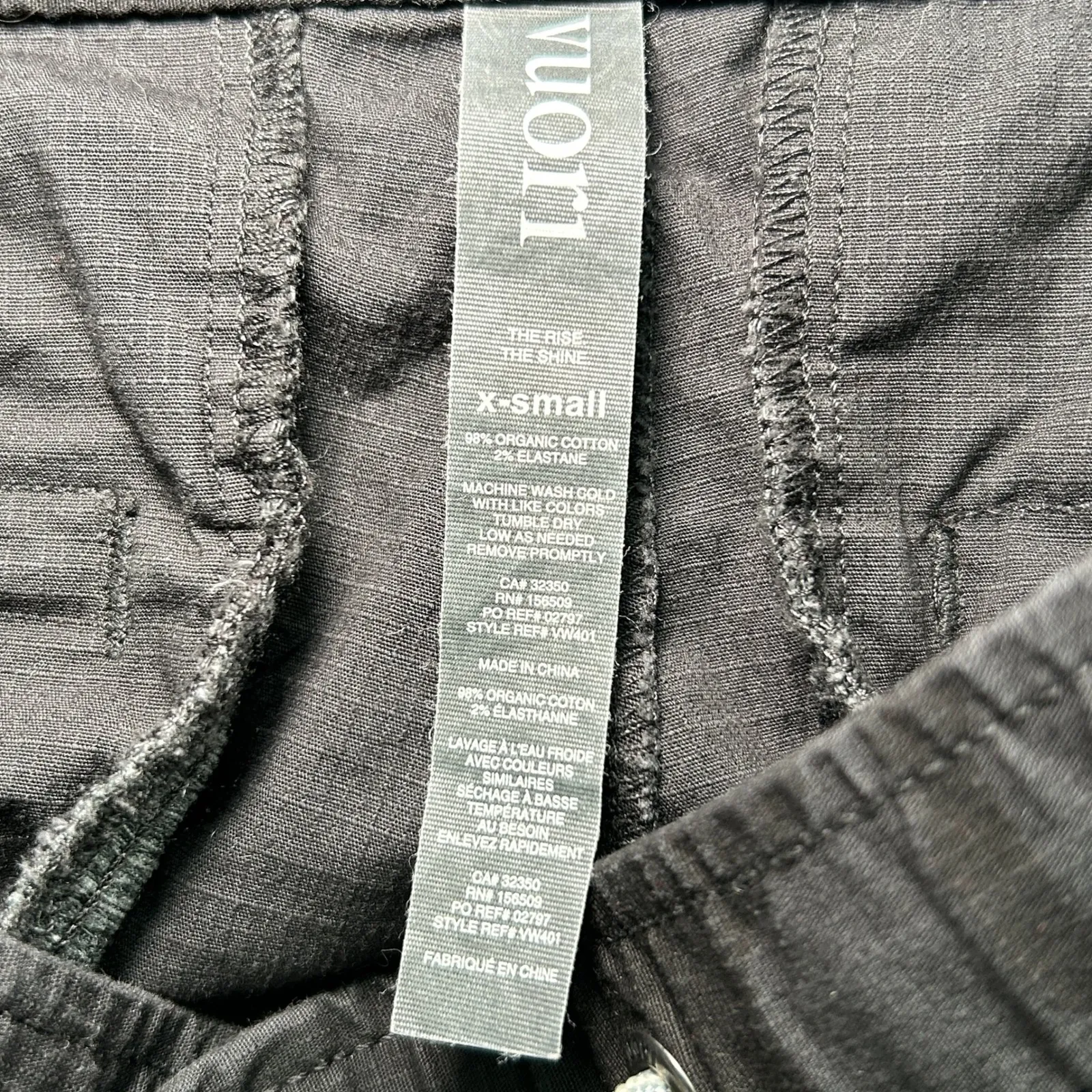 VUORI Ripstop Women's Black Camo Jogger Pants Drawstring Cargo Utility Size XS - Image 4