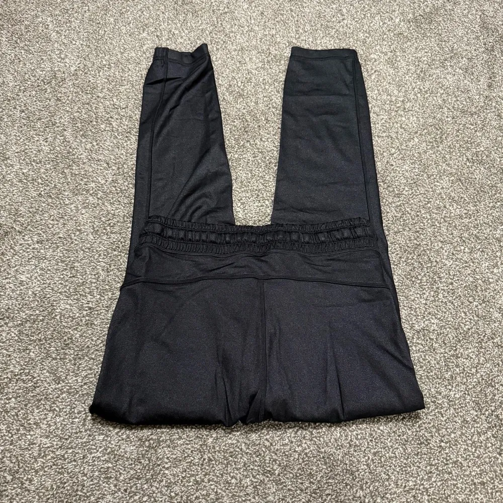 Lululemon Black Shine Joggers Size 4 - Image 3