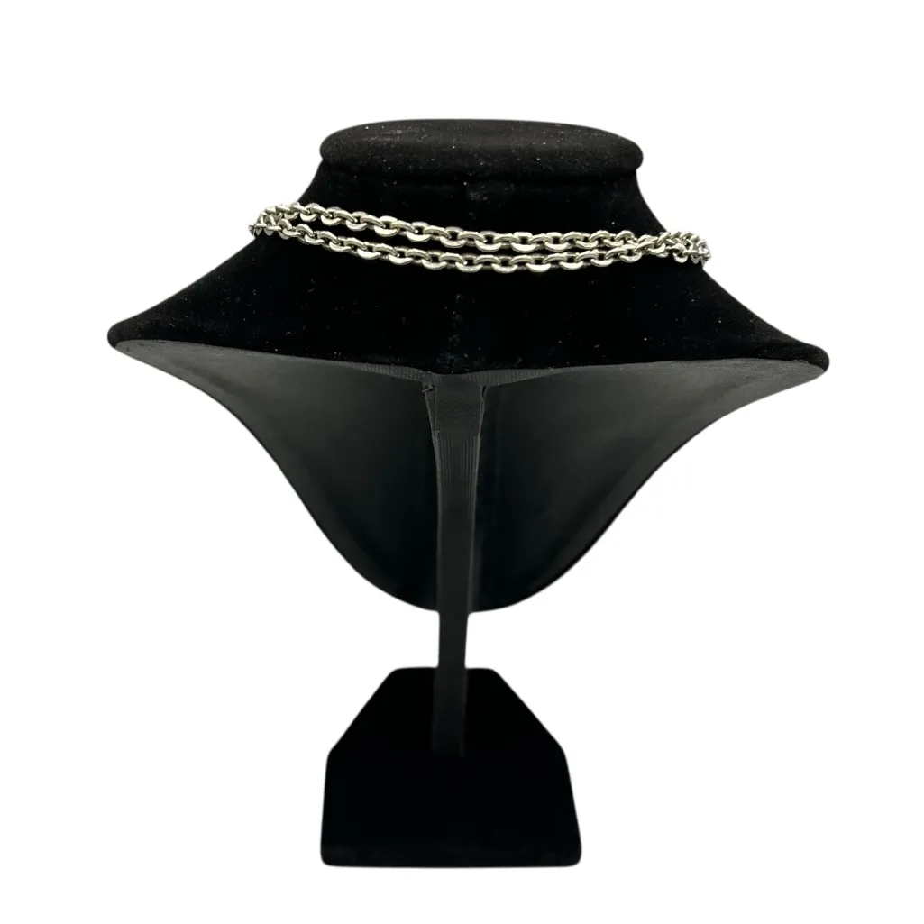 Vintage Jørgen Jensen Danish Pewter Necklace | Unisex Scandinavian Pendant Silver - Image 6