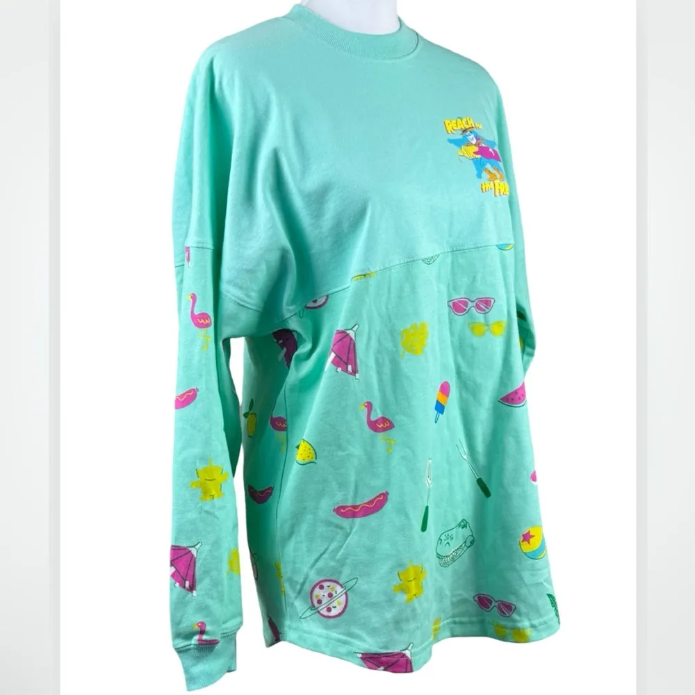 Disney SPIRIT JERSEY Toy Story CHILLIN’ Woody Buzz Long Sleeve Shirt Small NWT - Image 6