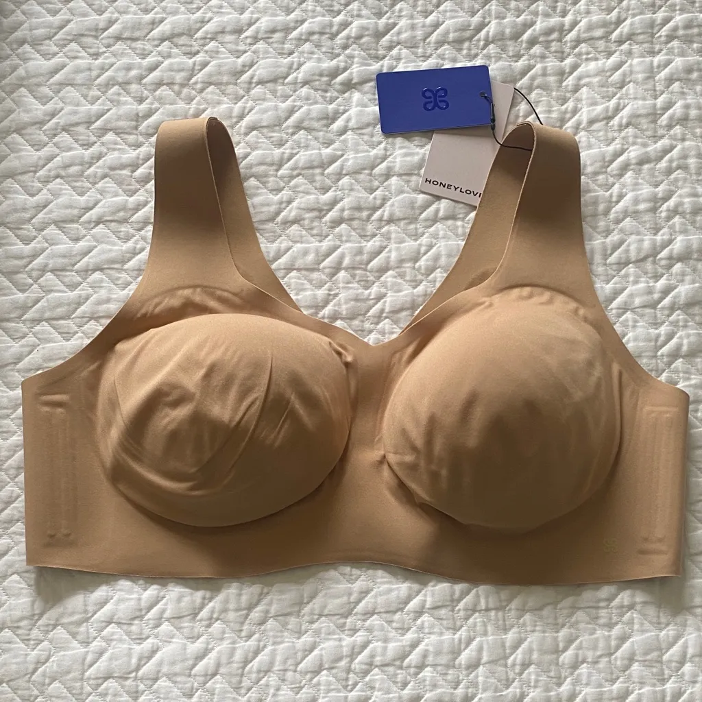 Honeylove Softform Bra Sand Size 2X Tan - Image 2