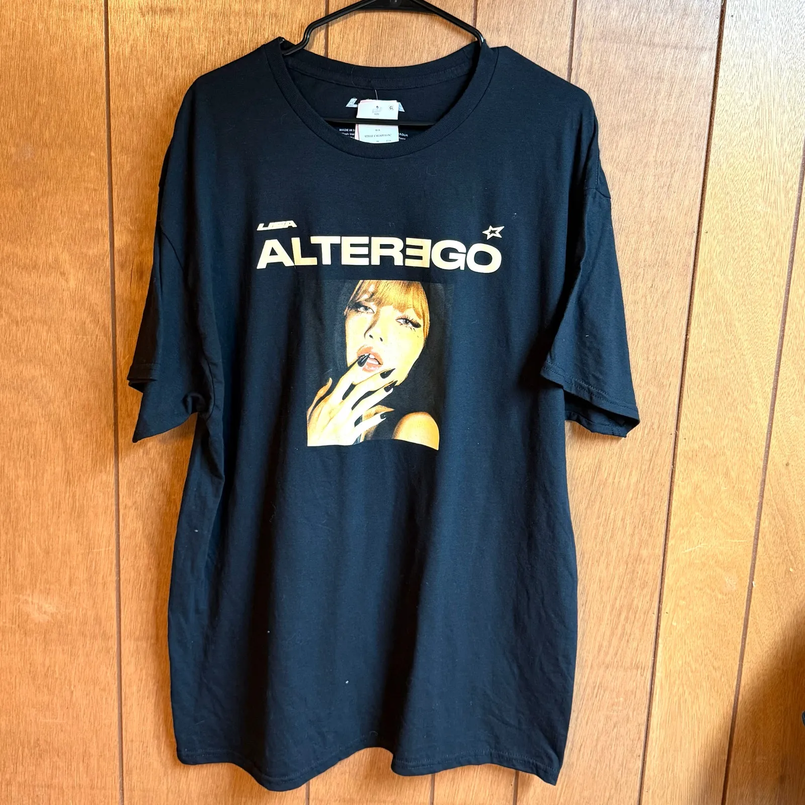 Lisa Alterego Women’s XL Cotton Black Band Tee Printed T - Image 7