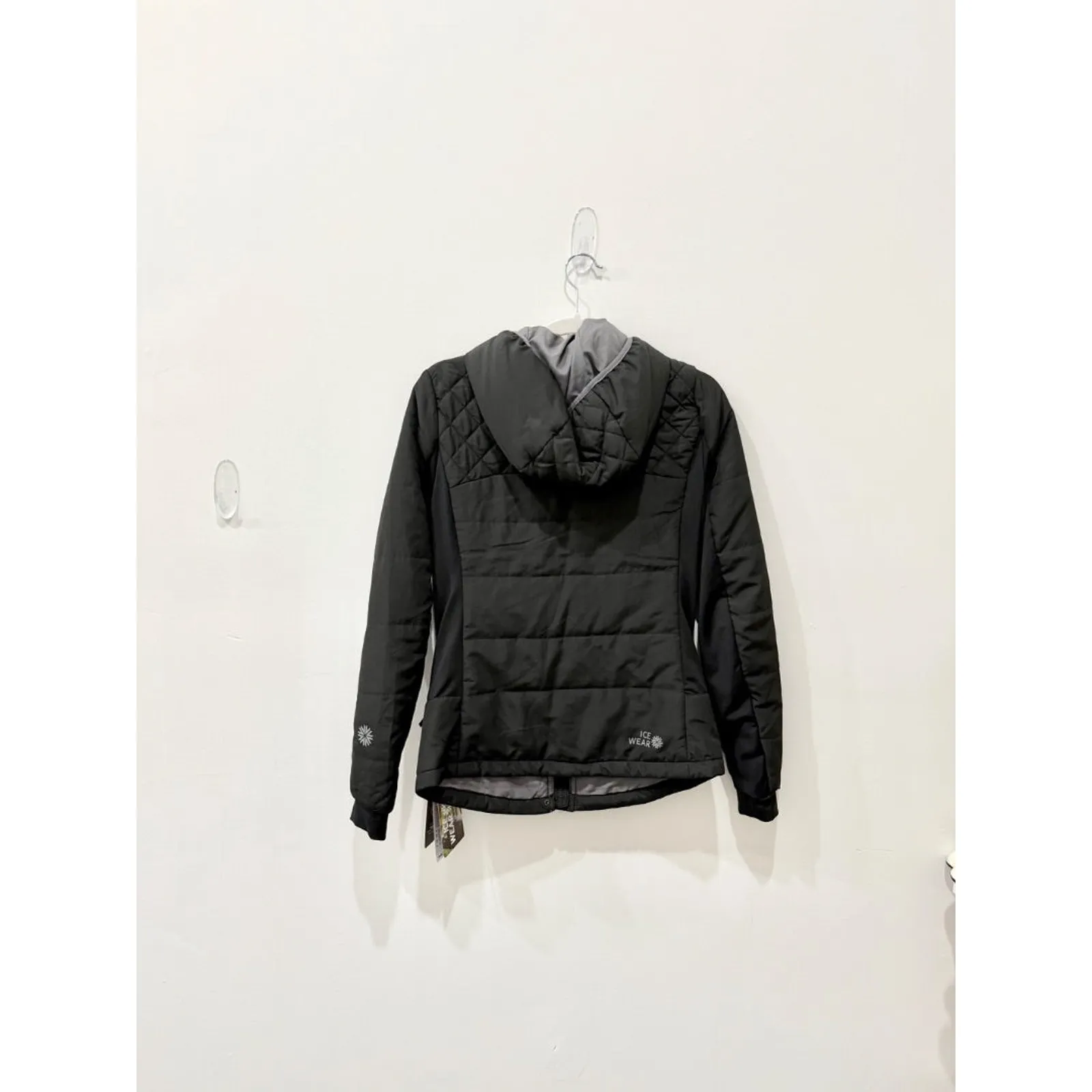 NWT Icewear Gunnur Padded Water Water Repellent Quilted Jacket Black Women's XS - Image 5