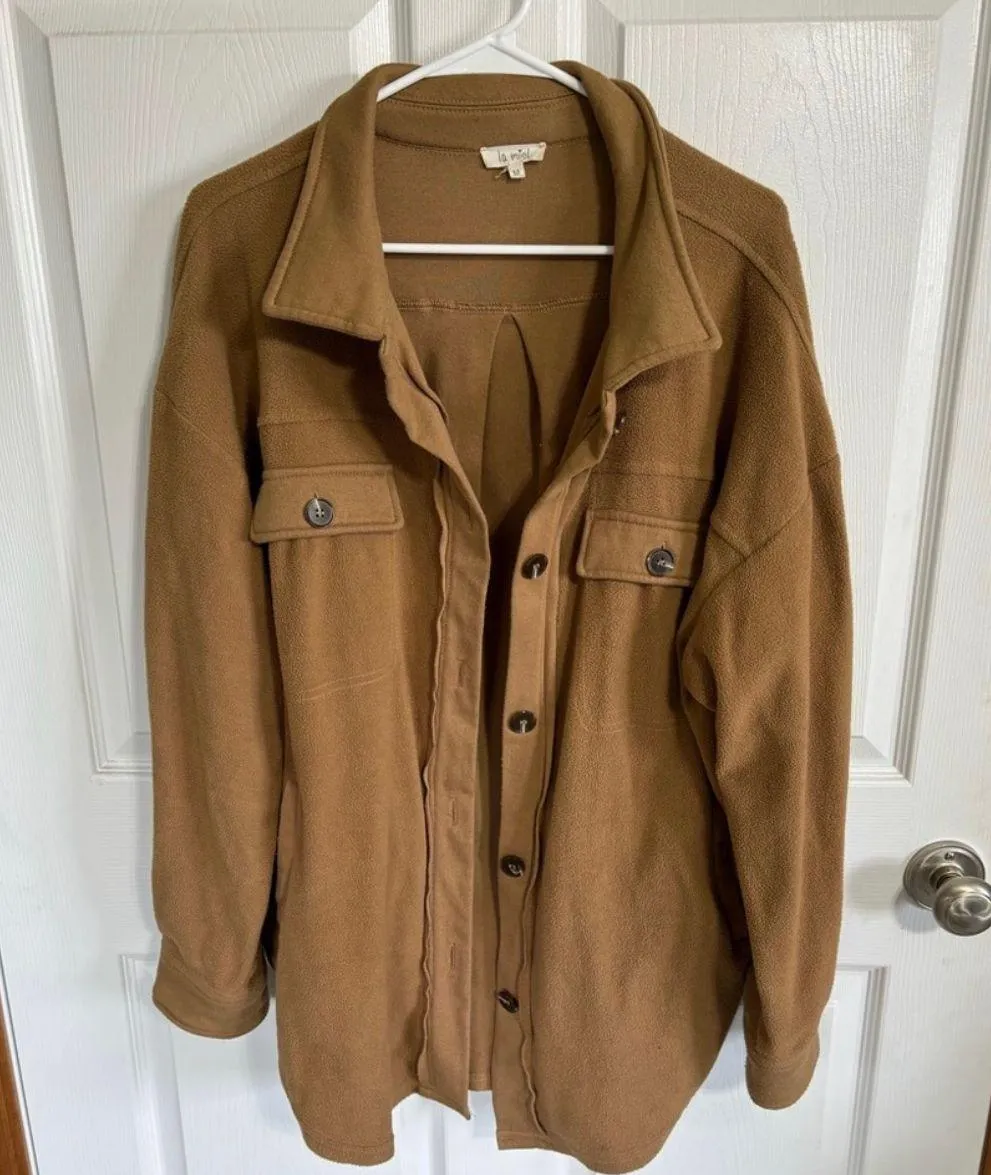 Brown Shacket - Image 3