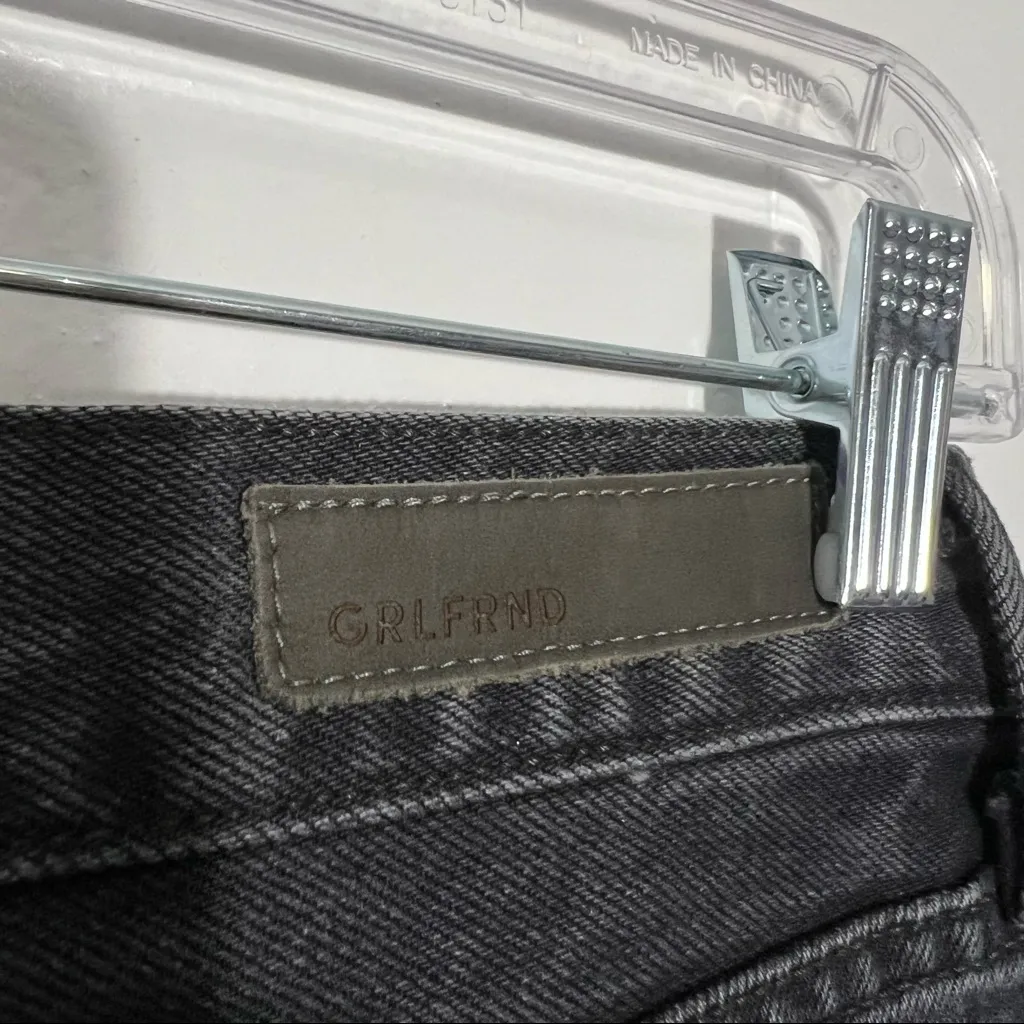 New GRLFRND Yasmin High Waisted Jeans w/ Raw Hem & Button Fly Lust For Life 25 - Image 11