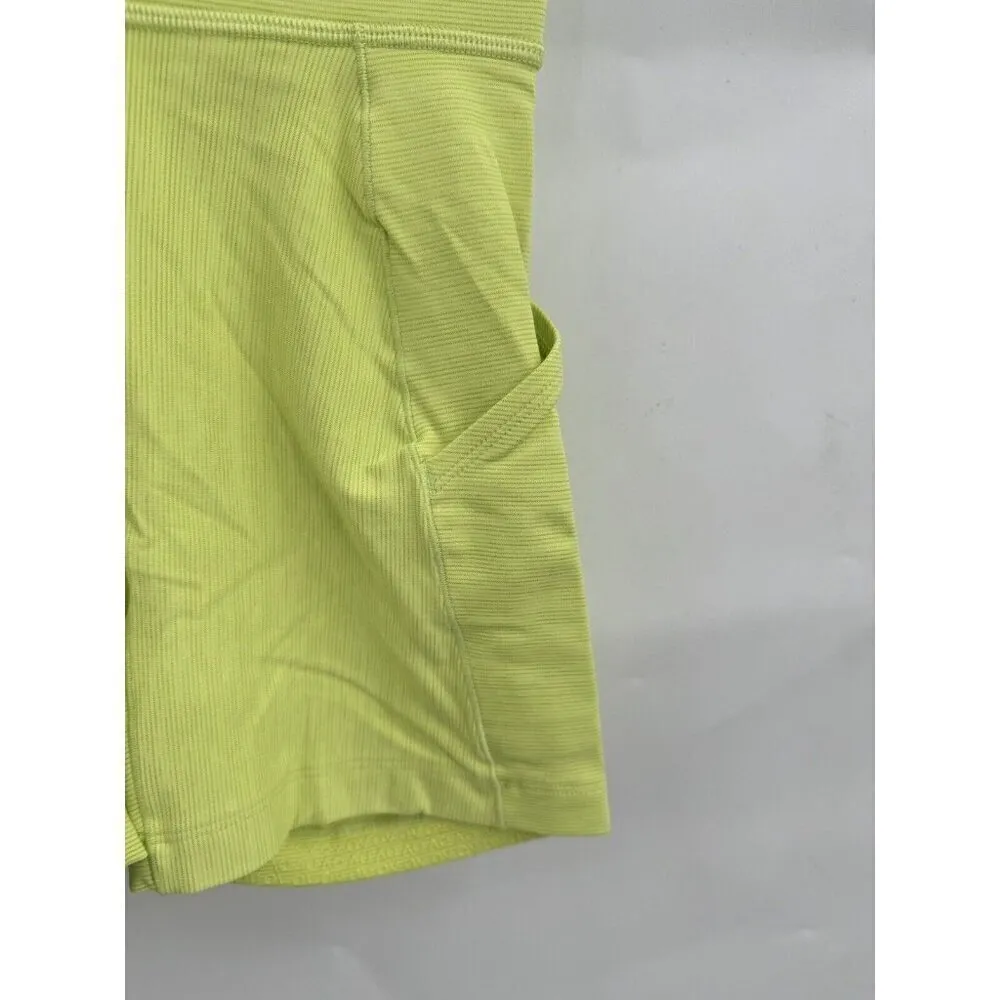 Outdoor Voices Bike Short Women XXS Highlighter Margarita Athletic Thrive 5" NEW - Image 6