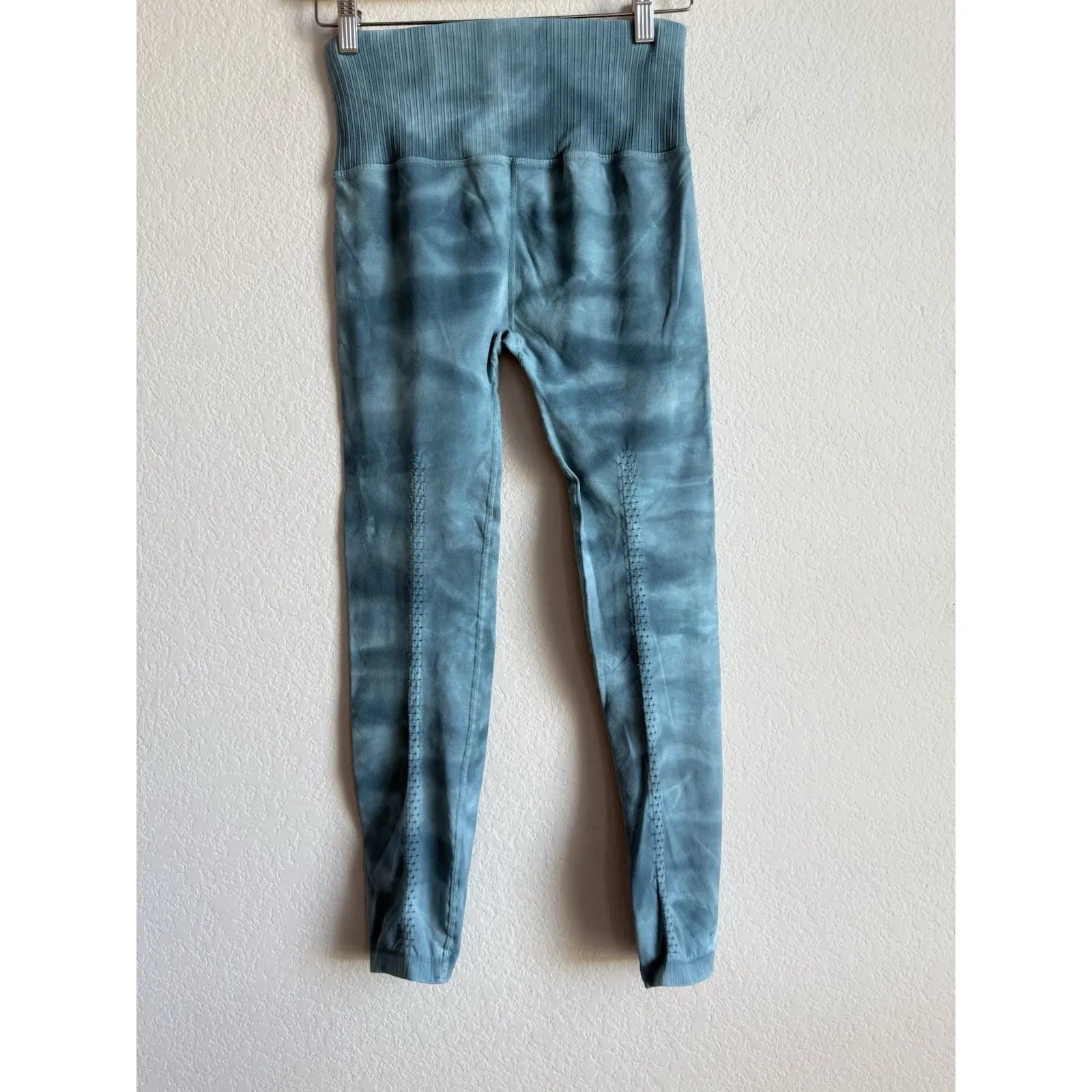 Free People Movement Good Karma High Rise Tie Dye Leggings Size XS/S Ozark Mist - Image 6