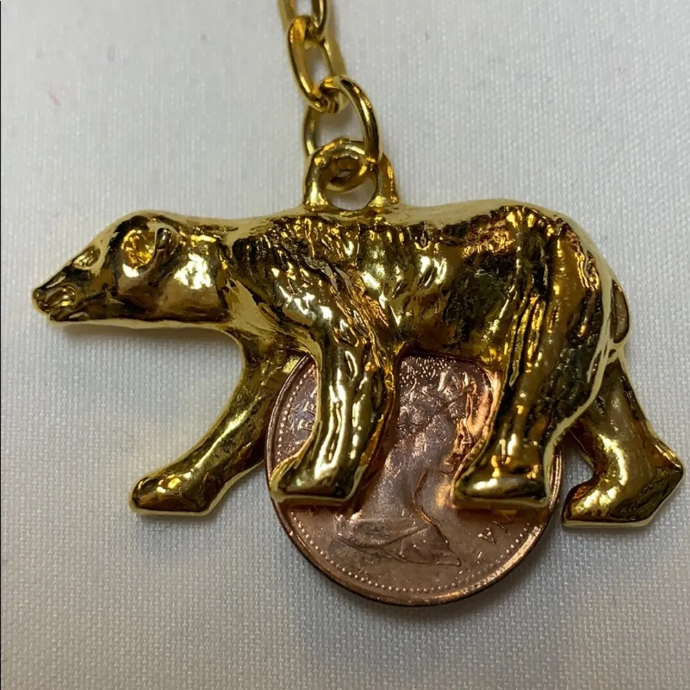Gold Canada Keychain NWOT - Image 3