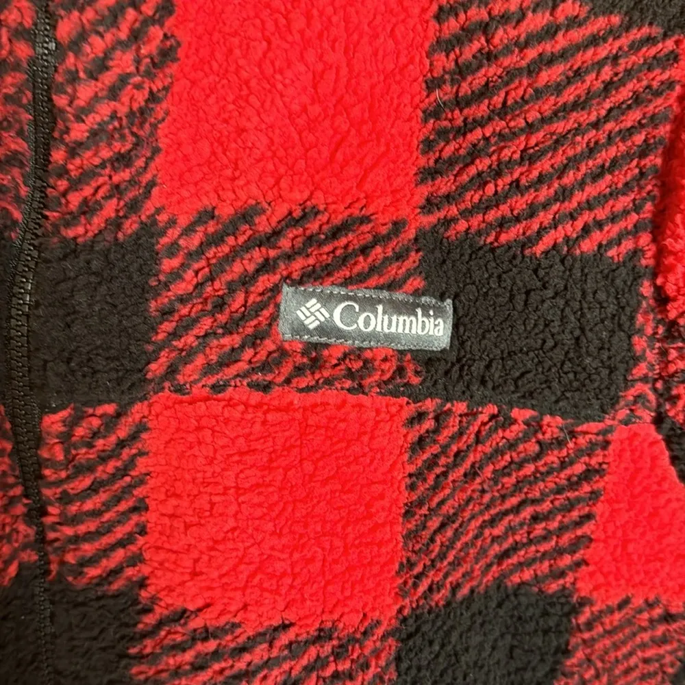 NWT Columbia Women's West Bend Full Zip Red Lily Check Print Size Medium - Image 8