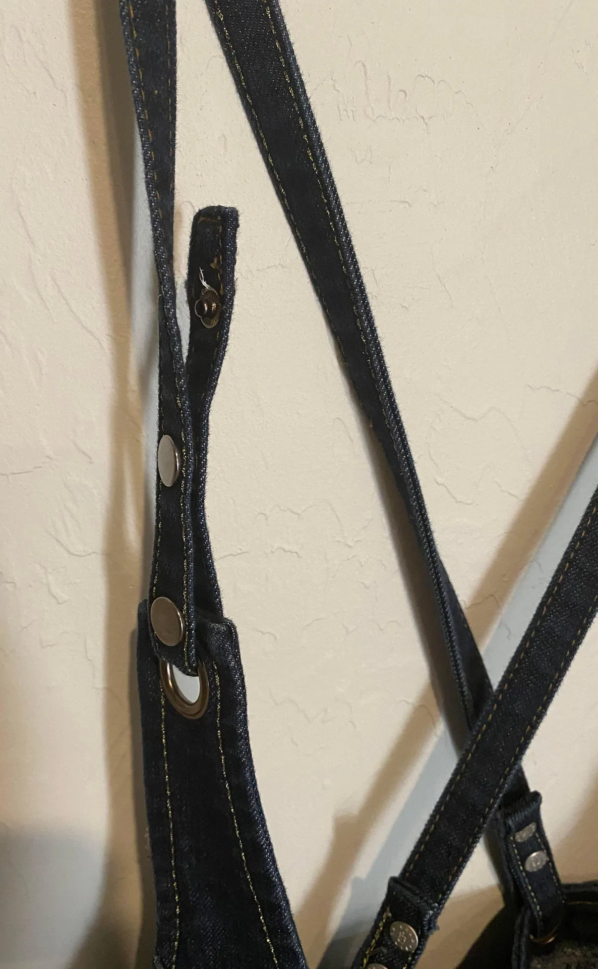 La Chappelle Denim skirt overall dark wash S - Image 8