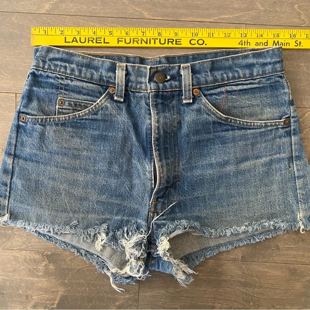 🧡HOST PICK🧡Vintage 90’s Levi’s 505 Orange Tab Cutoff Shorts - Image 7