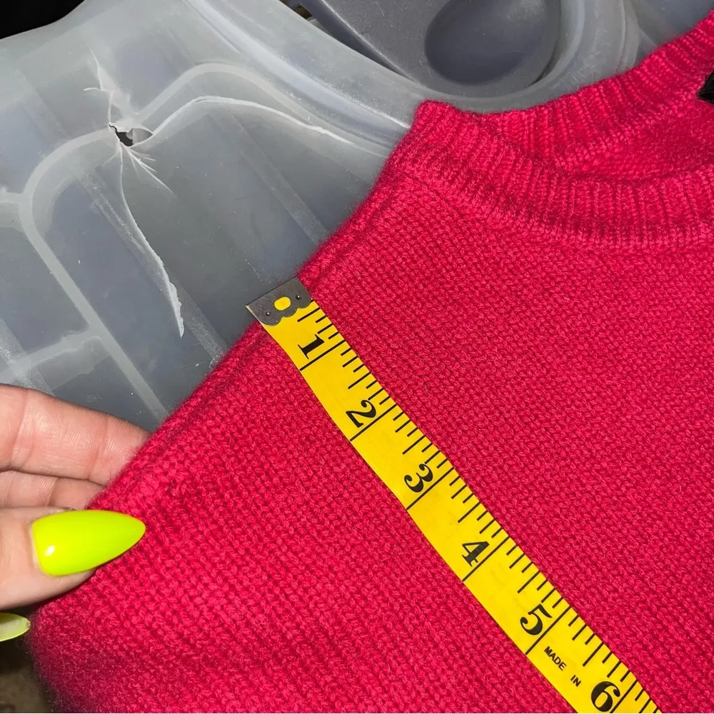 Talbots Pure Cashmere Short Sleeve Sweater LG Cozycore‎ Soft Elle Woods Capsule - Image 6