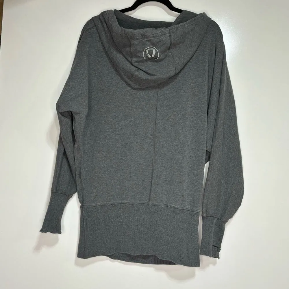 Lululemon Flashback Pullover Slouchy Hooded Sweatshirt Gray 8 - Image 13
