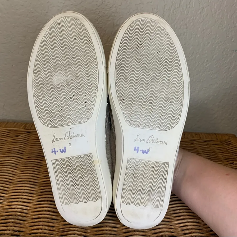 Sam Edelman Sneaker Low Top Slip On Grommet Stud Top Size 8 - Image 7